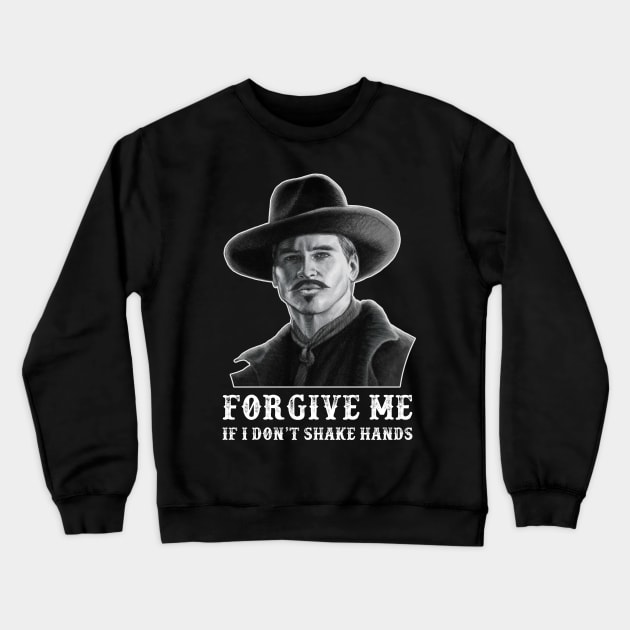 Forgive Me Crewneck Sweatshirt by evolvingeye